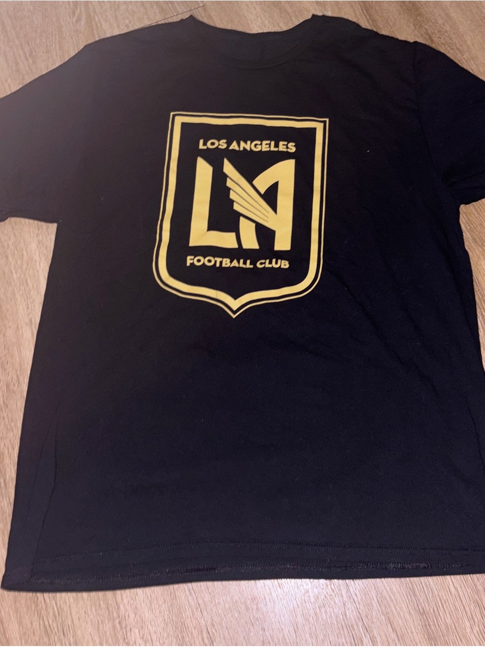 LAFC Los Angeles Football Club 1800 Tequila Black Graphic T-Shirt Men’s b195